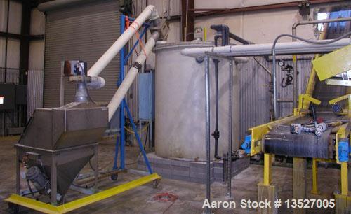 Unused-Used: Alar Auto-Vac Rotary Vacuum Drum Filter System.  Model 6120. The dewatering system consists of a precoat slurry...