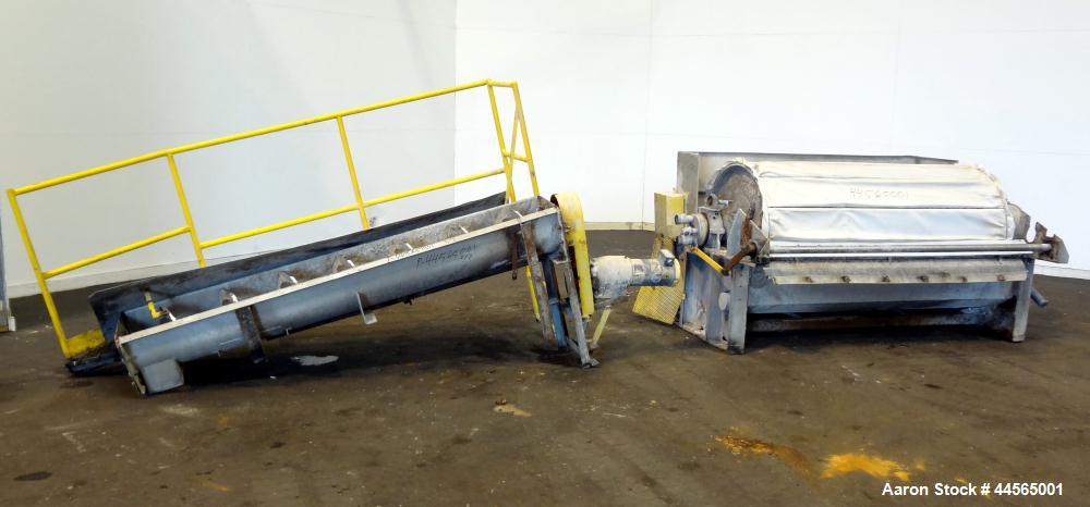 Used Stainless Steel Rotary Drum Vacuum Filter