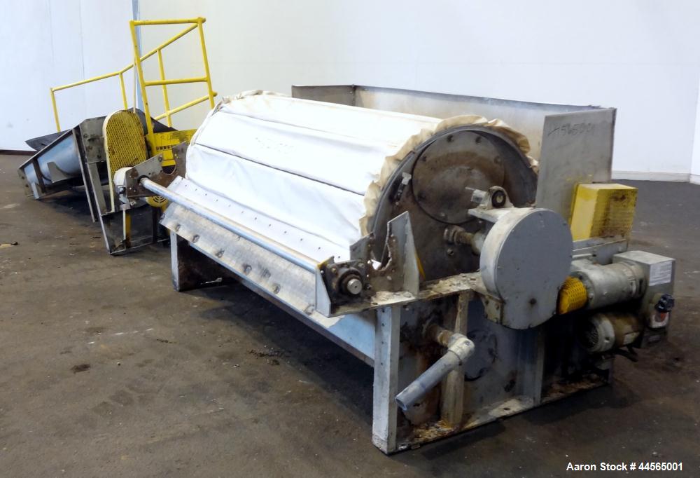 Used Stainless Steel Rotary Drum Vacuum Filter
