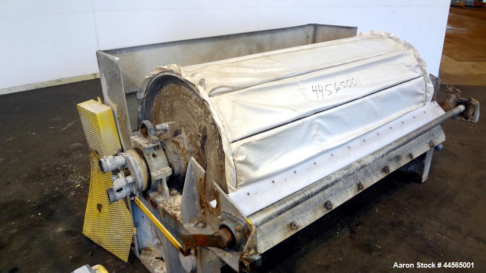 Used Stainless Steel Rotary Drum Vacuum Filter
