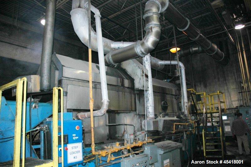 Used Rotary Drum Washer. MEA Model #490 3 stage rotary drum washer designed for continuous de-phosphating of fasteners prior to heat treatment.  Unit is fabricated entirely of stainless steel and has...