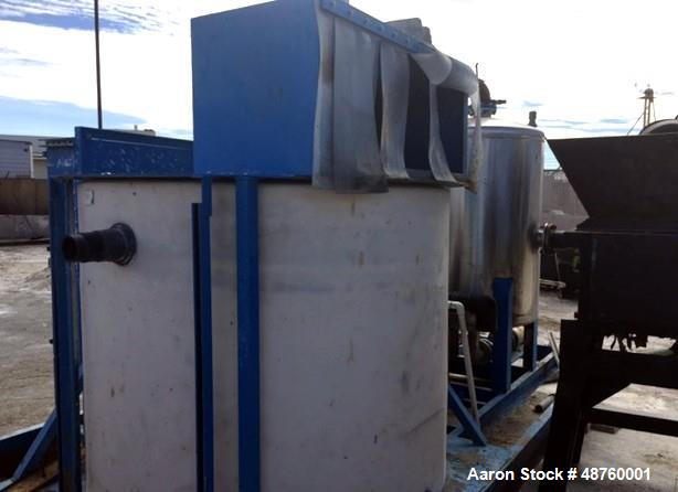 Used Alar Auto-Vac Rotary Vacuum Filter, Model 660, Stainless steel. 113 sqft. area. With vacuum pump.