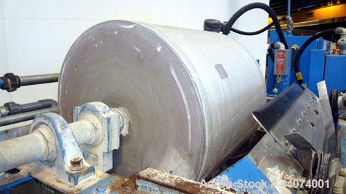 Used Alar Auto-Vac Filter System Consisting Of: (1) Alar rotary vacuum filter, model 220. 24” Diameter x 24” face 304 stainless steel drum, approximate 12.6 square feet filter area. Drum diven by a 1...