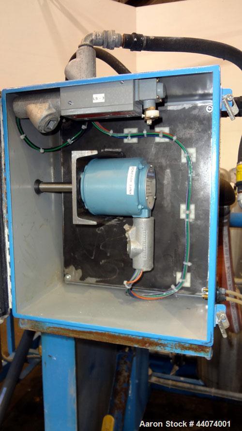 Used Alar Auto-Vac Filter System Consisting Of: (1) Alar rotary vacuum filter, model 220. 24” Diameter x 24” face 304 stainless steel drum, approximate 12.6 square feet filter area. Drum diven by a 1...