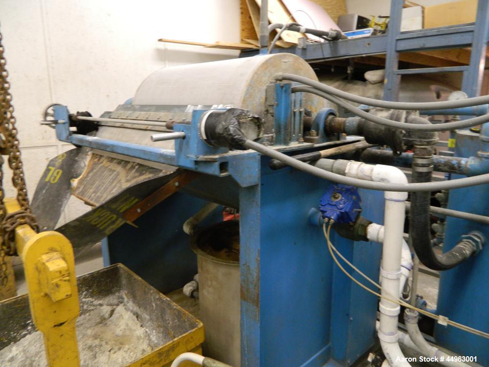 Used Alar Auto Rotary Vacuum Drum Precoat Filter, Model 230