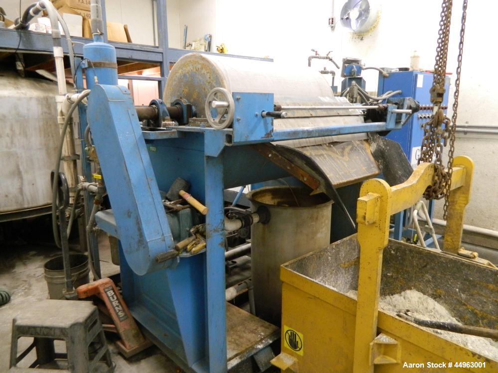 Used Alar Auto Rotary Vacuum Drum Precoat Filter, Model 230