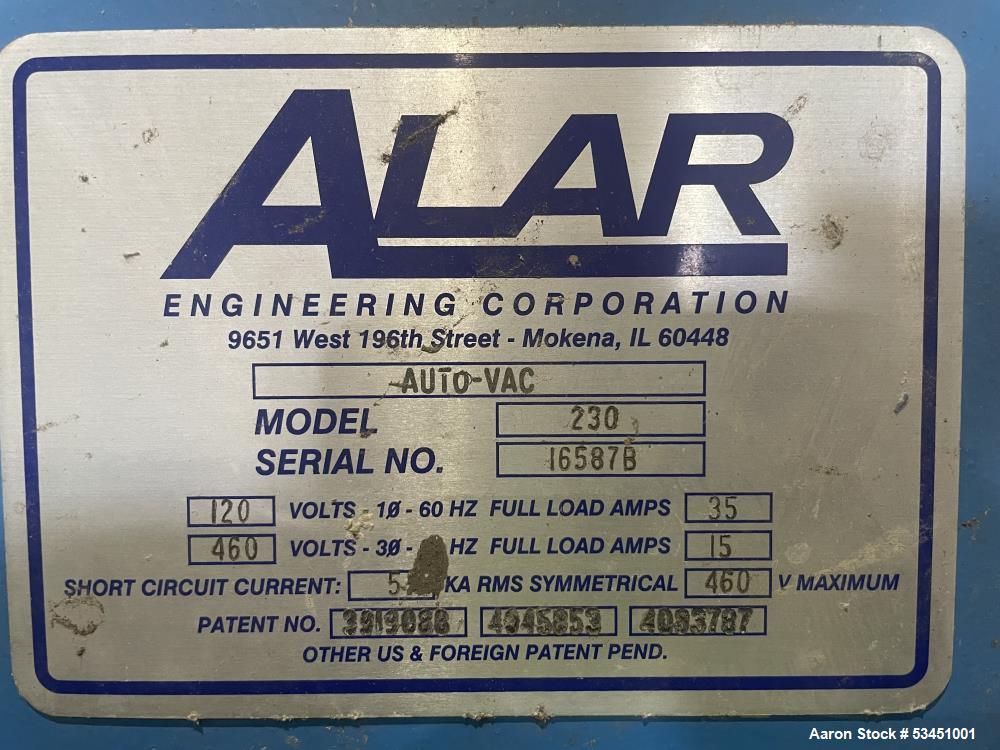 Alar Engineering Auto-Vac 230 Rotary Vacuum Filter