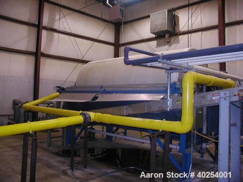 Used Used: Alar Auto-Vac Filter, model 6120. The dewatering system consists of a precoat slurry tank, a screw conveyor for charging filter aid to the precoat tank, a rotary vacuum filter, a vacuum pu...