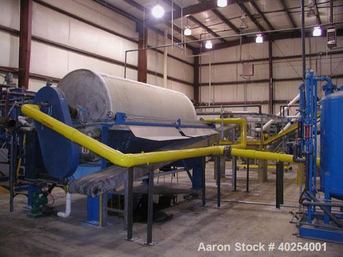 Used Used: Alar Auto-Vac Filter, model 6120. The dewatering system consists of a precoat slurry tank, a screw conveyor for charging filter aid to the precoat tank, a rotary vacuum filter, a vacuum pu...