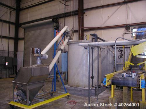 Used Used: Alar Auto-Vac Filter, model 6120. The dewatering system consists of a precoat slurry tank, a screw conveyor for charging filter aid to the precoat tank, a rotary vacuum filter, a vacuum pu...