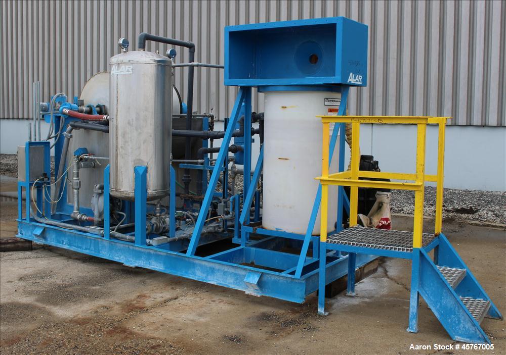 Used Alar (Auto-Vac) Rotary Vacuum Drum Precoat Filter, Model AV330