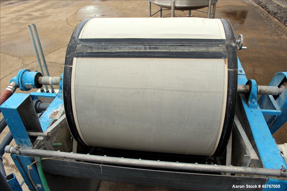 Used Alar (Auto-Vac) Rotary Vacuum Drum Precoat Filter, Model AV330