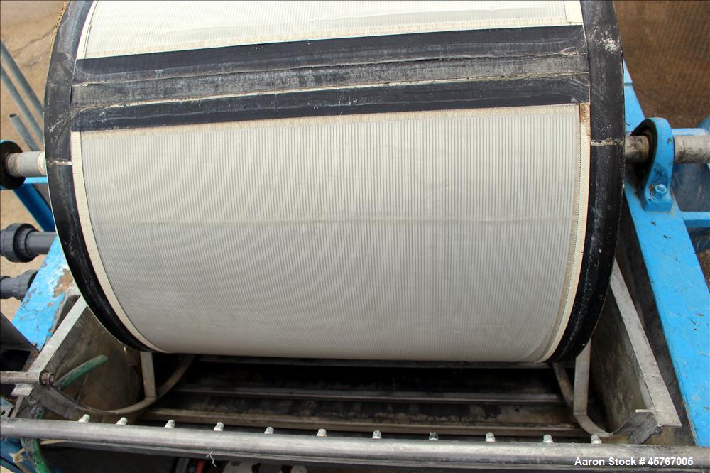 Used Alar (Auto-Vac) Rotary Vacuum Drum Precoat Filter, Model AV330