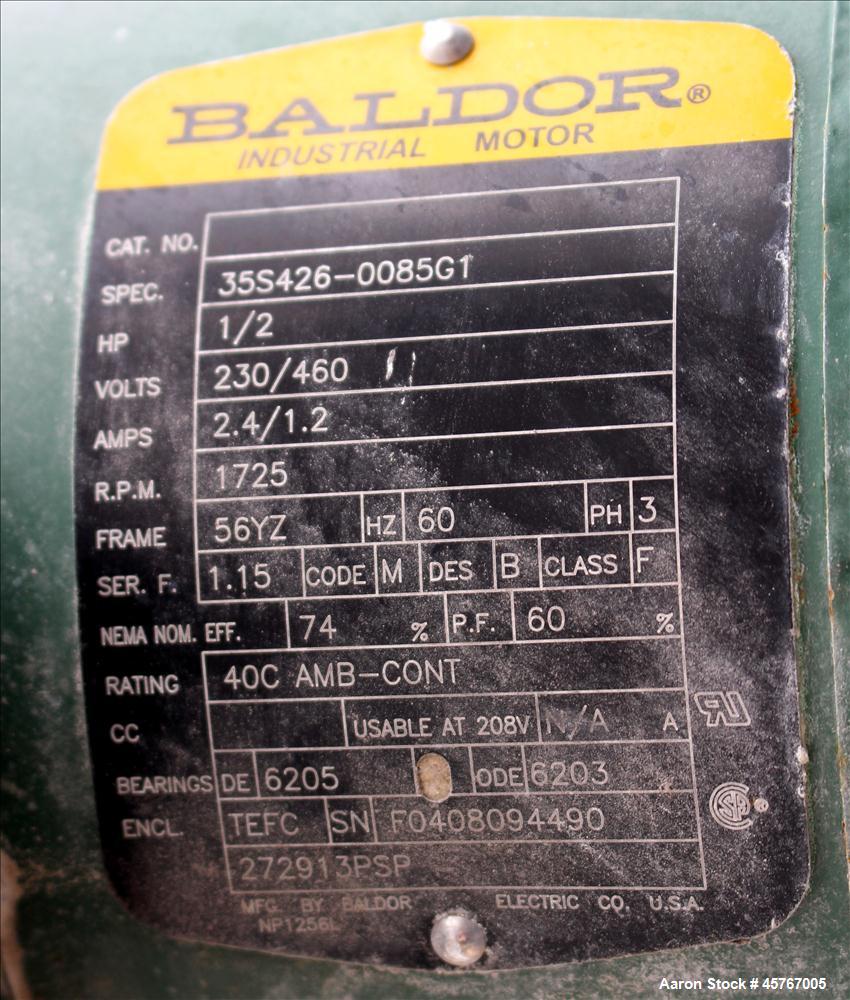 Used Alar (Auto-Vac) Rotary Vacuum Drum Precoat Filter, Model AV330