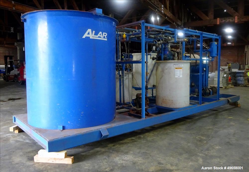 Used- Alar Flex-O-Star Automatic Chemical and Mechanical Rotary Vacuum Filter Sy