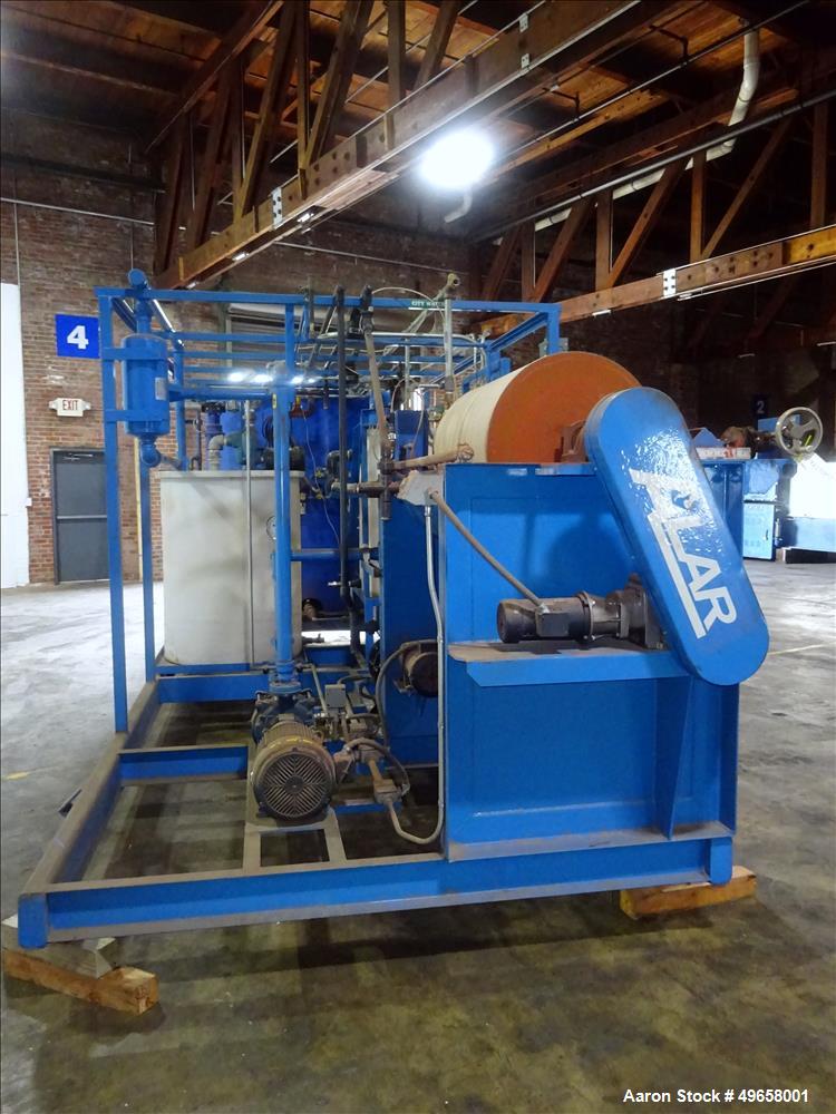 Used Alar Flex-O-Star Automatic Chemical and Mechanical Rotary Vacuum Filter Sy