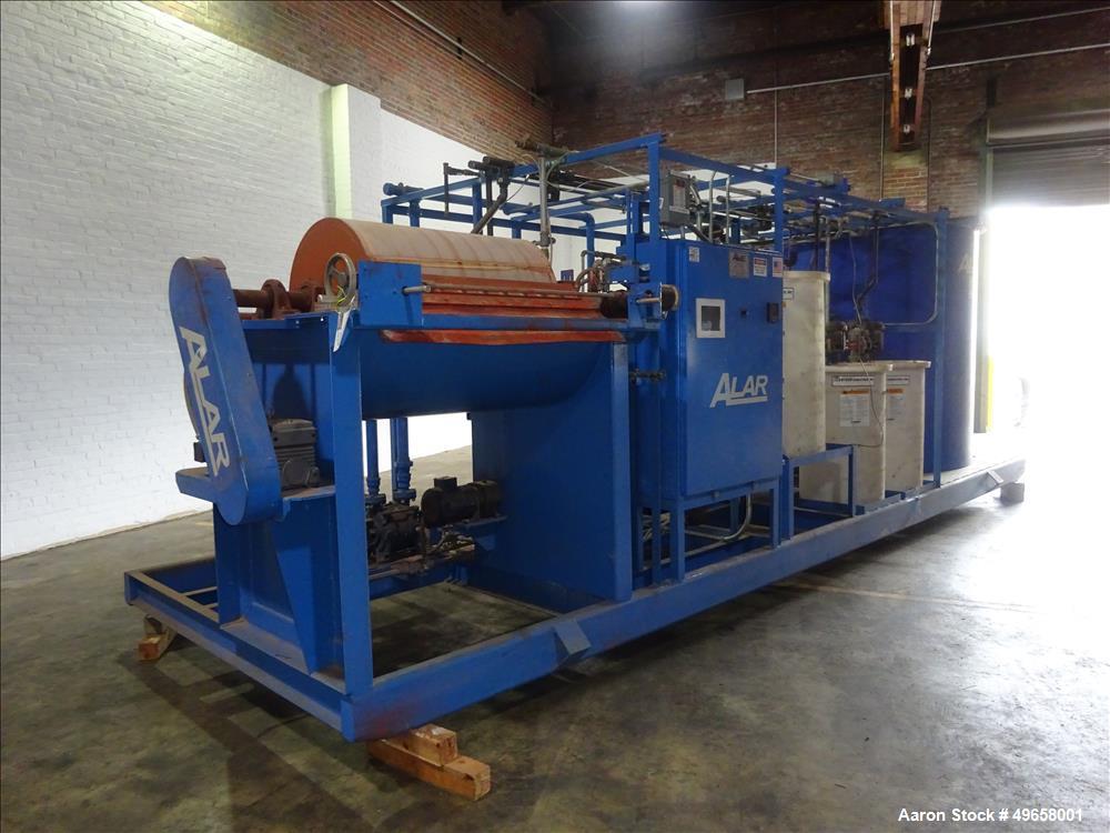 Used Alar Flex-O-Star Automatic Chemical and Mechanical Rotary Vacuum Filter Sy