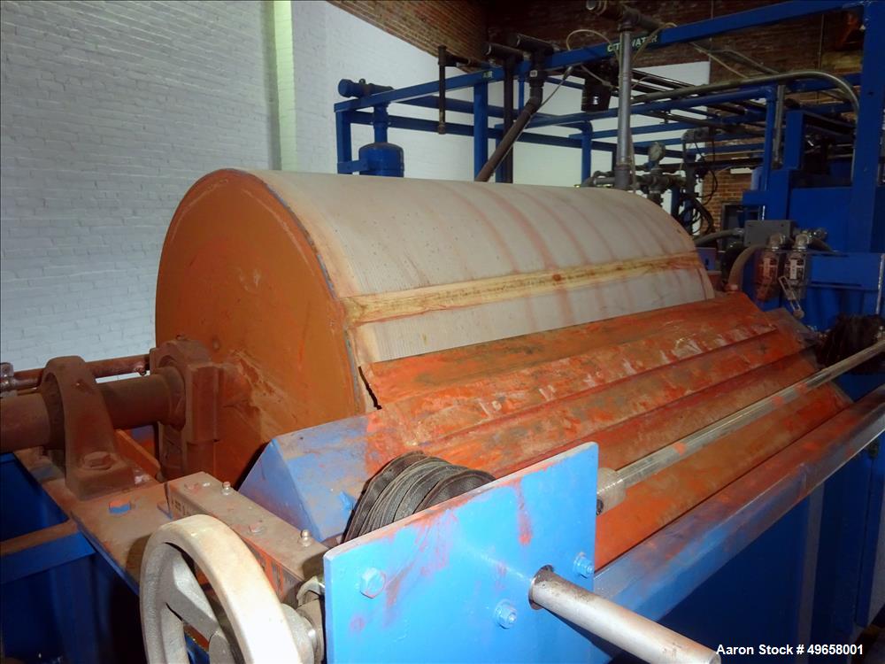 Used Alar Flex-O-Star Automatic Chemical and Mechanical Rotary Vacuum Filter Sy