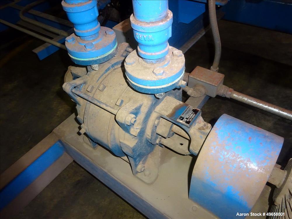 Used Alar Flex-O-Star Automatic Chemical and Mechanical Rotary Vacuum Filter Sy
