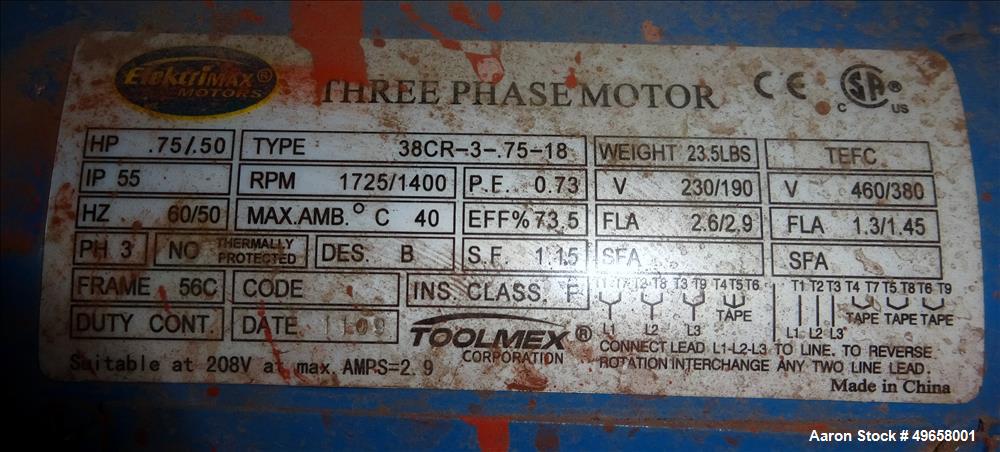 Used Alar Flex-O-Star Automatic Chemical and Mechanical Rotary Vacuum Filter Sy