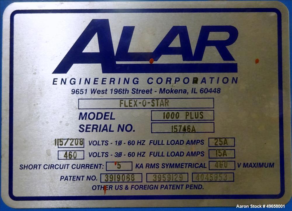 Used Alar Flex-O-Star Automatic Chemical and Mechanical Rotary Vacuum Filter Sy
