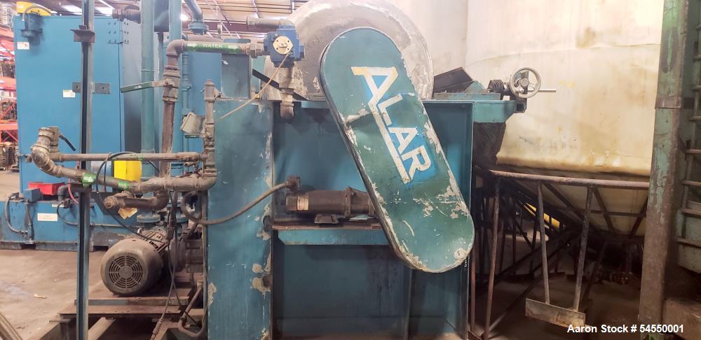 Used Alar Engineering Corporation Auto-Vac, Model 360. Mid-sized, skid-mounted rotary vacuum drum precoat filter designed for industrial wastewater treatment and sludge dewatering applications. The s...
