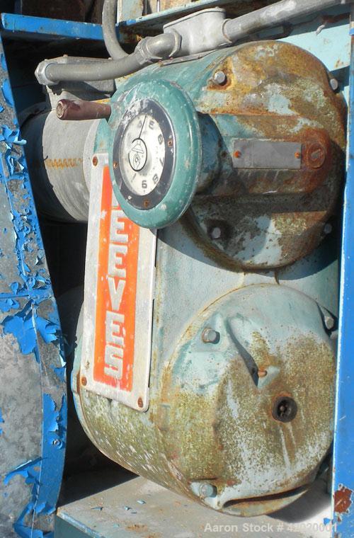 Used Alar Auto-Vac Rotary Drum Pre-Coat Vacuum Filter, 226 square feet filter area, model 6120, carbon steel. Drum 72’’ diameter x 14’ long, driven by a 5 hp, 3/60/208-230/460 volt, 1725 rpm Reeves v...