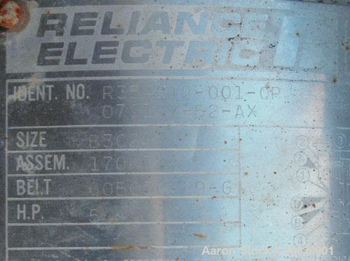Used Alar Auto-Vac Rotary Drum Pre-Coat Vacuum Filter, 226 square feet filter area, model 6120, carbon steel. Drum 72’’ diameter x 14’ long, driven by a 5 hp, 3/60/208-230/460 volt, 1725 rpm Reeves v...