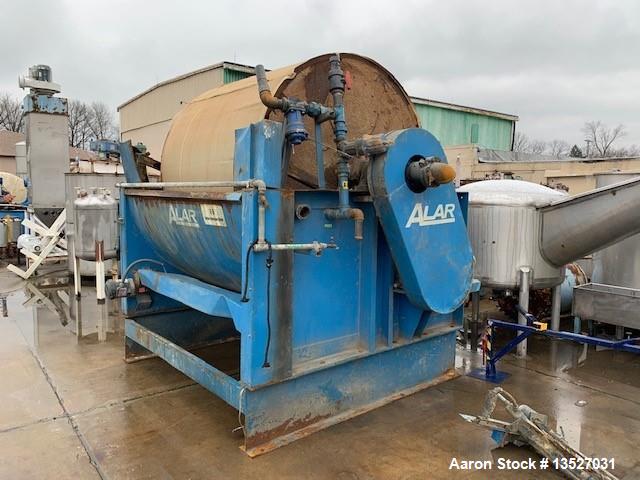Used- Alar Rotary Vacuum Precoat Drum Filter