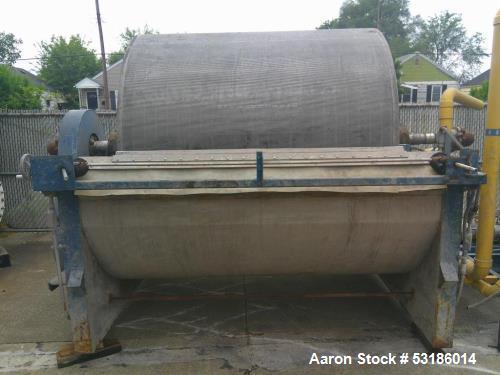 Used Alar Auto-Vac Model 660 Rotary Vacuum Drum Filter – Stainless, Self-Cleaning, 113 Sq. Ft.
Used Alar Auto-Vac Model 660 Rotary Vacuum Drum Filter – Stainless, Self-Cleaning, 113 Sq. Ft.