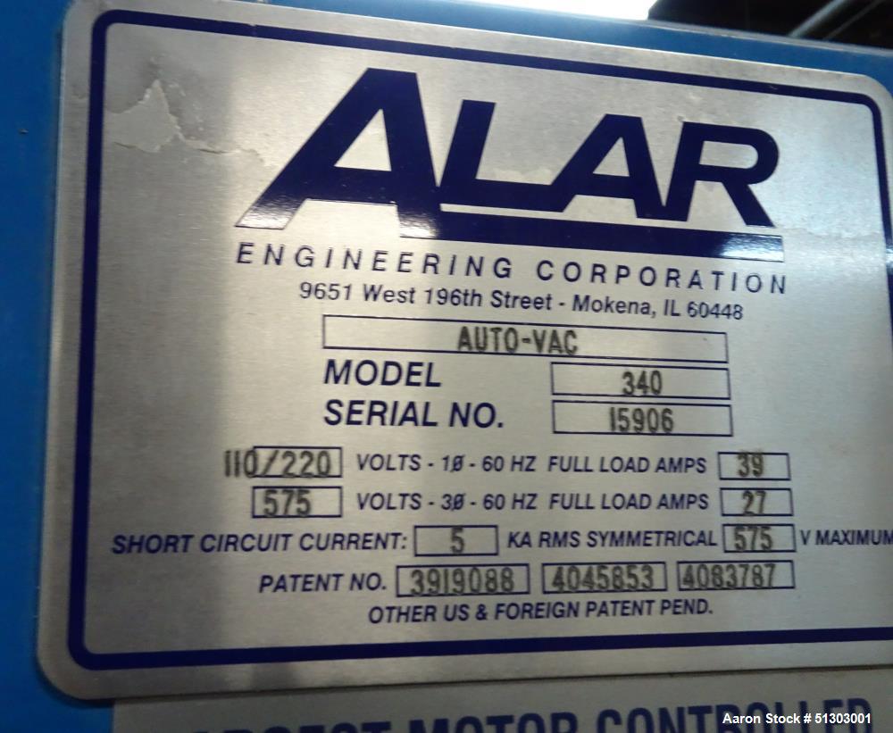 Used Alar Auto-Vac AV340 Self-Contained Dewatering System