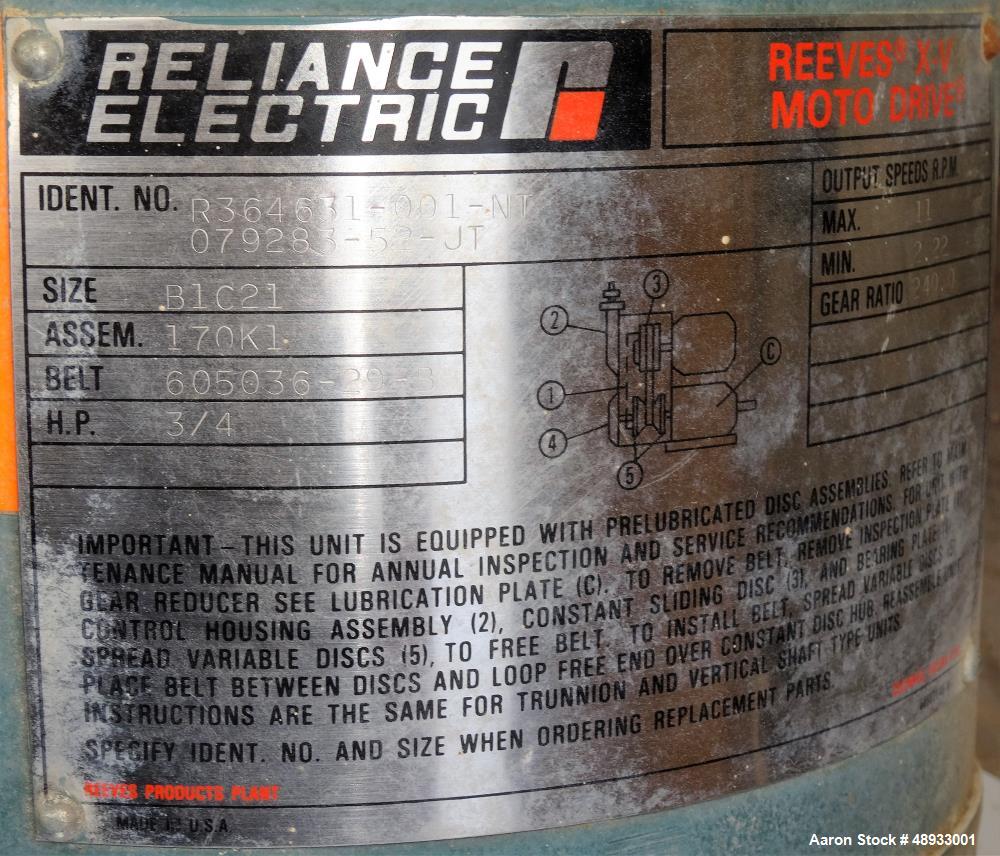 Used ALAR Rotary Vacuum Filter  Liquid / Solid Separation Unit.