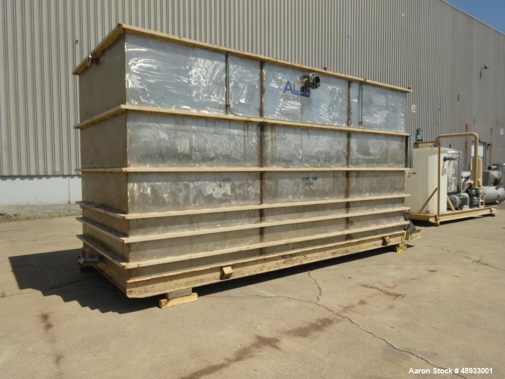 Used ALAR Rotary Vacuum Filter  Liquid / Solid Separation Unit.