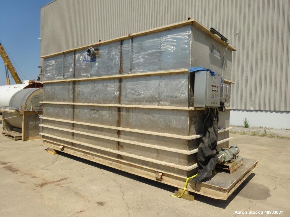Used ALAR Rotary Vacuum Filter  Liquid / Solid Separation Unit.