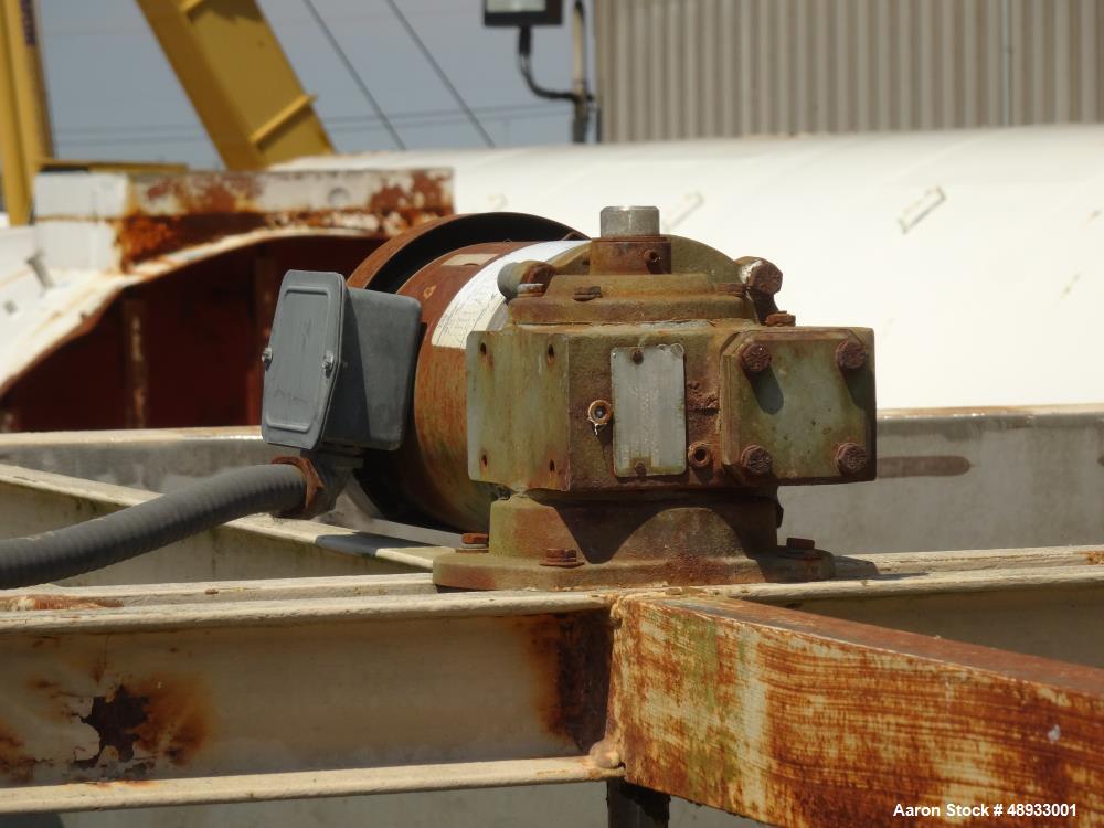 Used ALAR Rotary Vacuum Filter  Liquid / Solid Separation Unit.