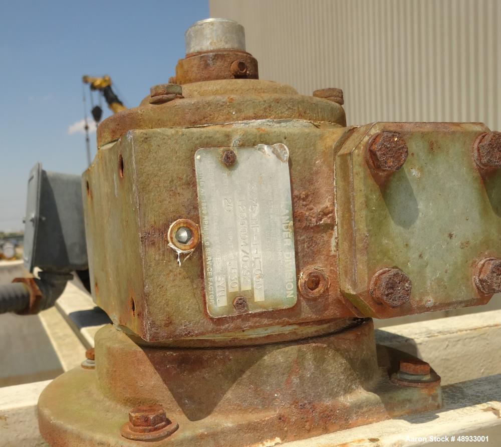 Used ALAR Rotary Vacuum Filter  Liquid / Solid Separation Unit.