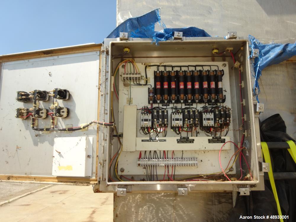 Used ALAR Rotary Vacuum Filter  Liquid / Solid Separation Unit.