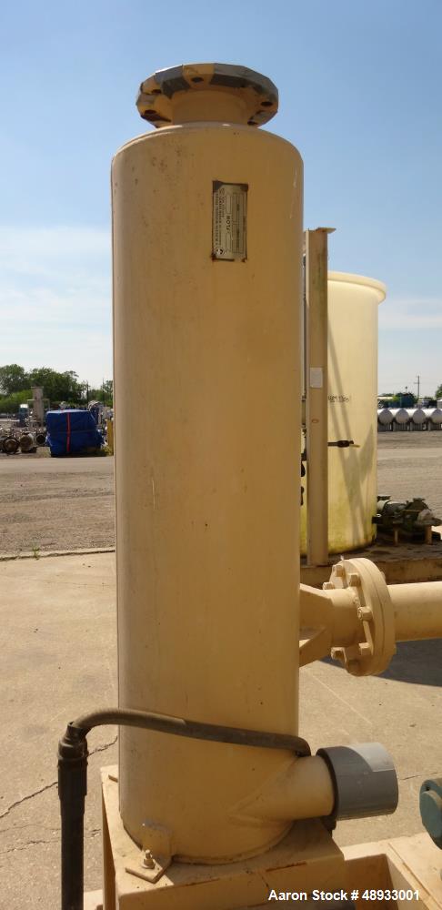 Used ALAR Rotary Vacuum Filter  Liquid / Solid Separation Unit.