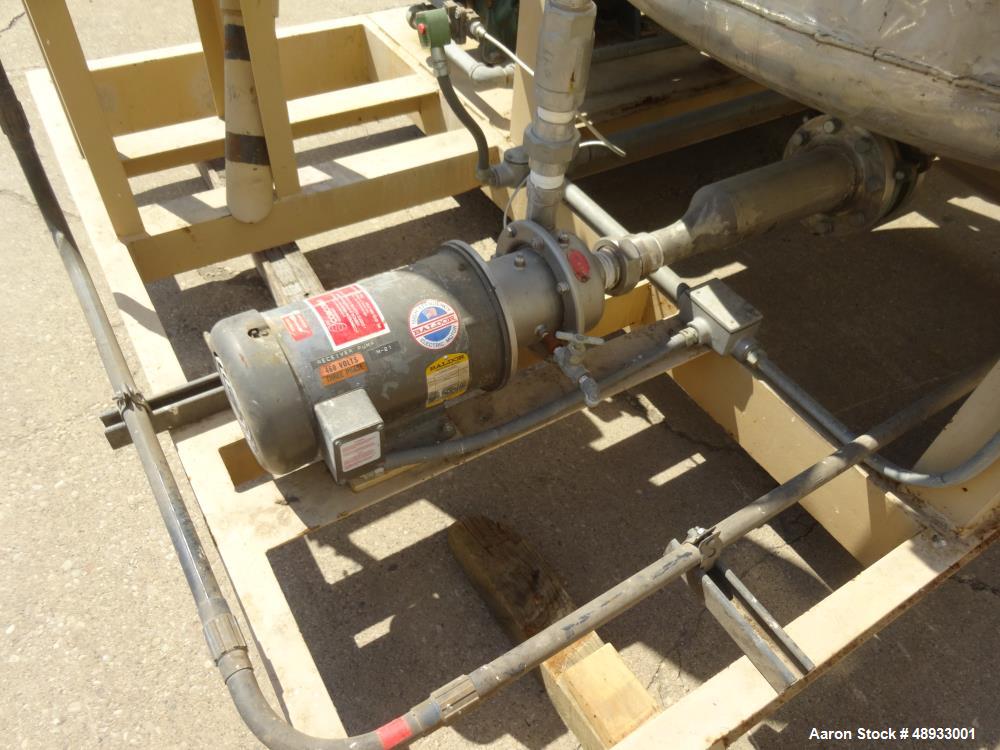 Used ALAR Rotary Vacuum Filter  Liquid / Solid Separation Unit.