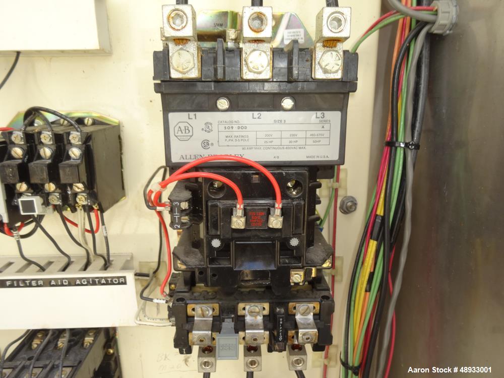 Used ALAR Rotary Vacuum Filter  Liquid / Solid Separation Unit.