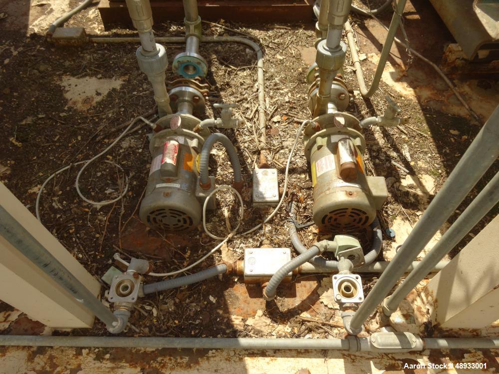 Used ALAR Rotary Vacuum Filter  Liquid / Solid Separation Unit.