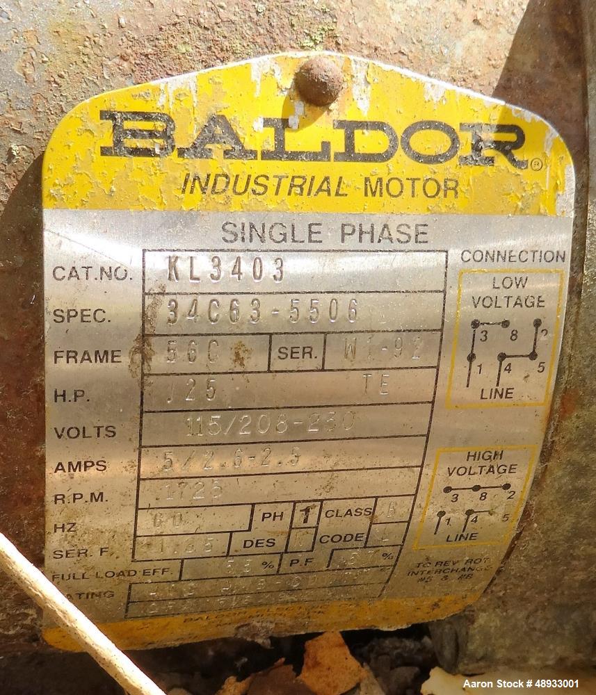Used ALAR Rotary Vacuum Filter  Liquid / Solid Separation Unit.