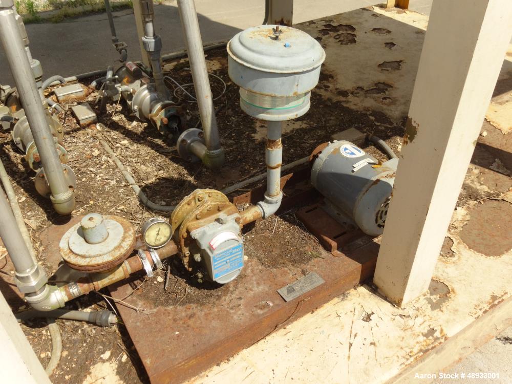 Used ALAR Rotary Vacuum Filter  Liquid / Solid Separation Unit.