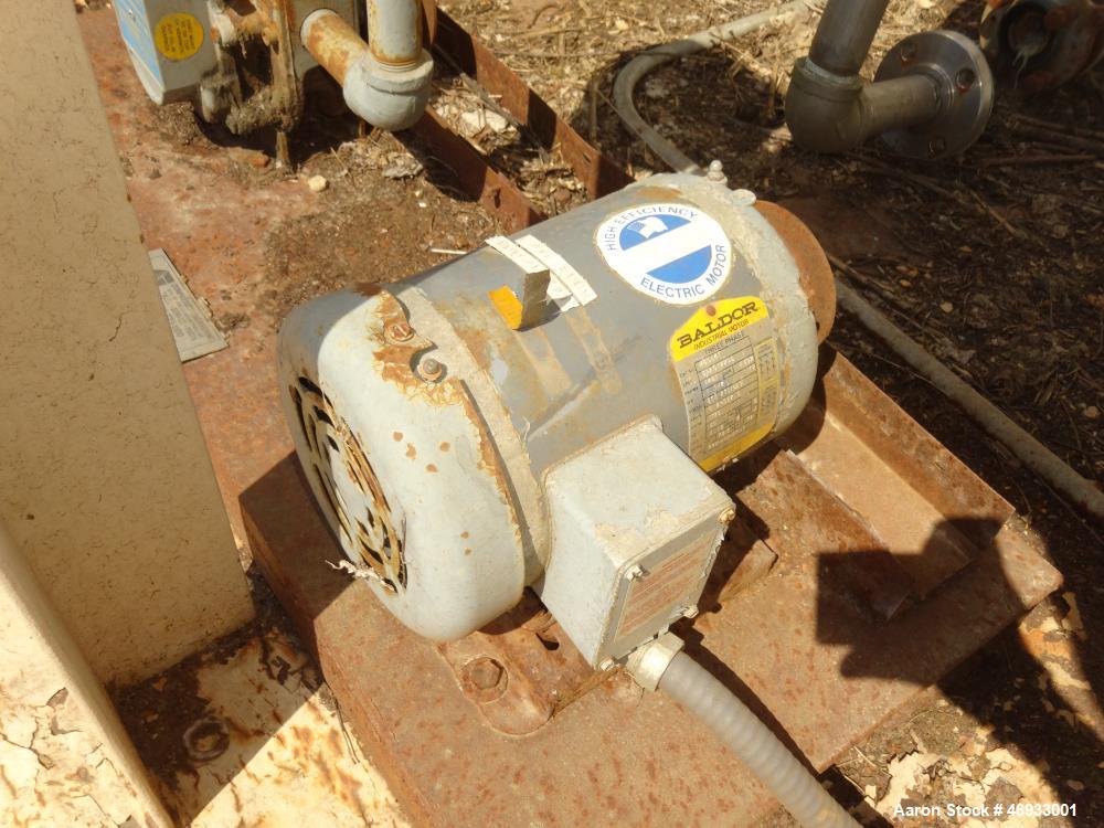 Used ALAR Rotary Vacuum Filter  Liquid / Solid Separation Unit.
