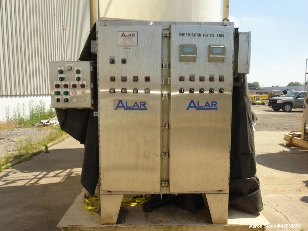 Used ALAR Rotary Vacuum Filter  Liquid / Solid Separation Unit.