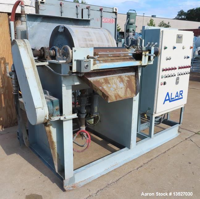 Used- 2' x 2' Alar "Auto-Vac" Rotary Vacuum Drum Filter System