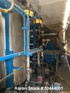Used Alar 6' x 9' Rotary Vacuum Filter – SS Tank & Drum, Nash 25 HP Vacuum Pump