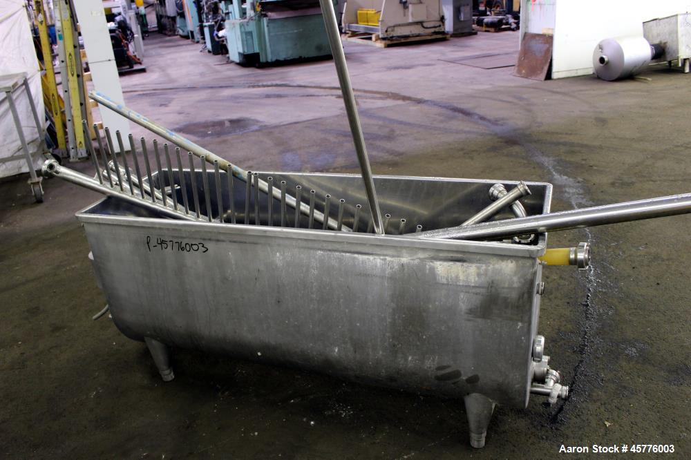 Used Alfa Laval Rotary Vacuum Filter, Type Lundinfilter TF-8M2. 81.76 Square feet (8m2) filtration area. 304 Stainless steel drum, approximately 70" diameter x 58" face. Driven by .95/1.8kW, 380 volt...