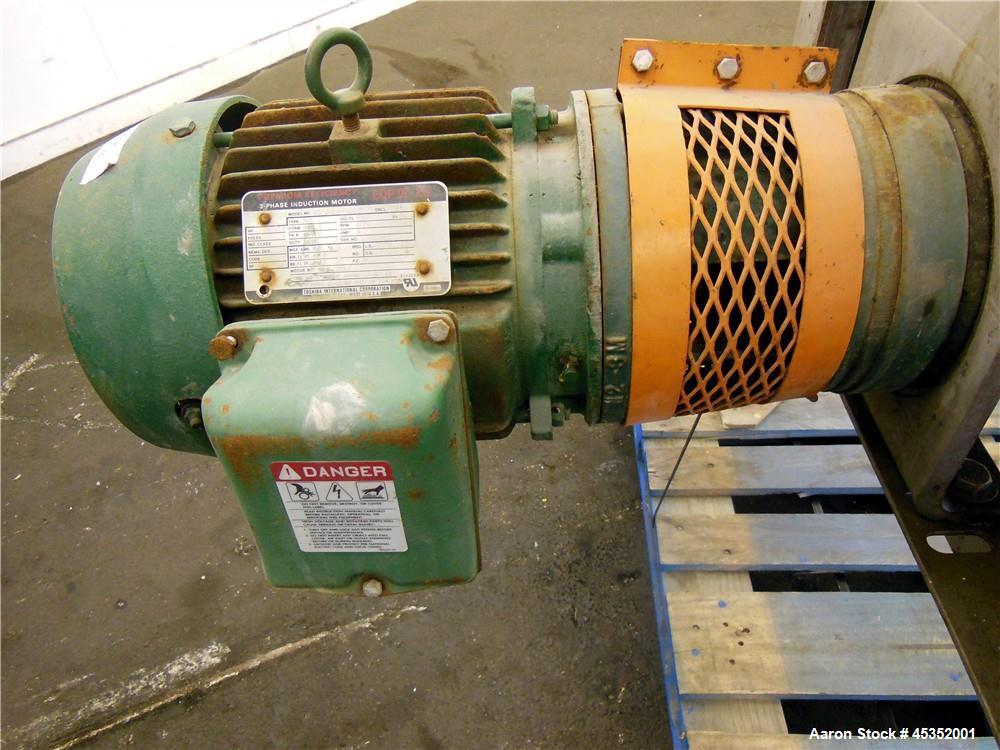Used Stainless Steel Bird Young YUF Rotary Vacuum Filter