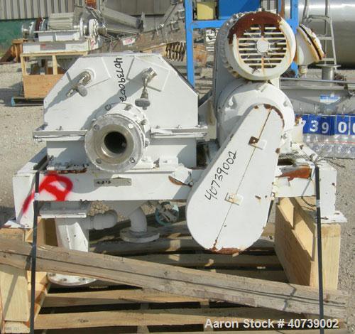 Used Stainless Steel Bird Young Rotary Vacuum Filter